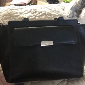 Black leather Chaps purse